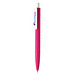 XD COLLECTION Druckkugelschreiber X3 mit Smooth-Touch, blaue Mine, rosa/weiß