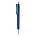 XD COLLECTION Druckkugelschreiber X8 mit Smooth-Touch, blaue Mine, dunkelblau