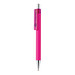 XD COLLECTION Druckkugelschreiber X8 mit Smooth-Touch, blaue Mine, rosa
