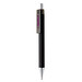 XD COLLECTION Druckkugelschreiber X8 mit Smooth-Touch, blaue Mine, schwarz
